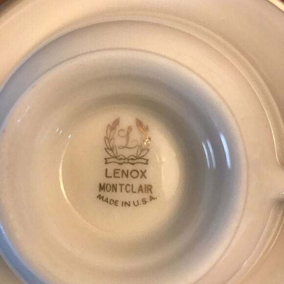 Lenox Montclair Footed Cup  and Saucer - Picture 3 of 5